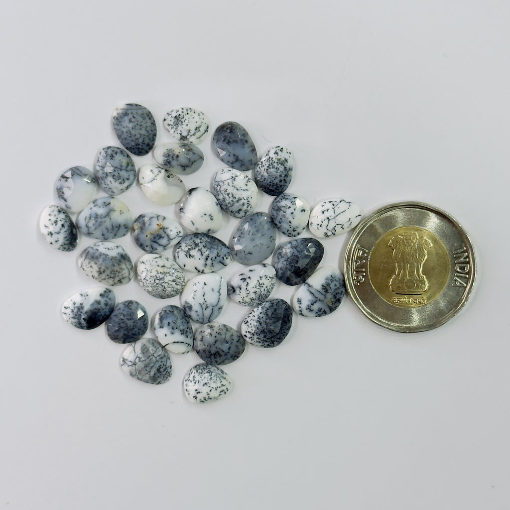 Dendritic Opal Rose Cuts