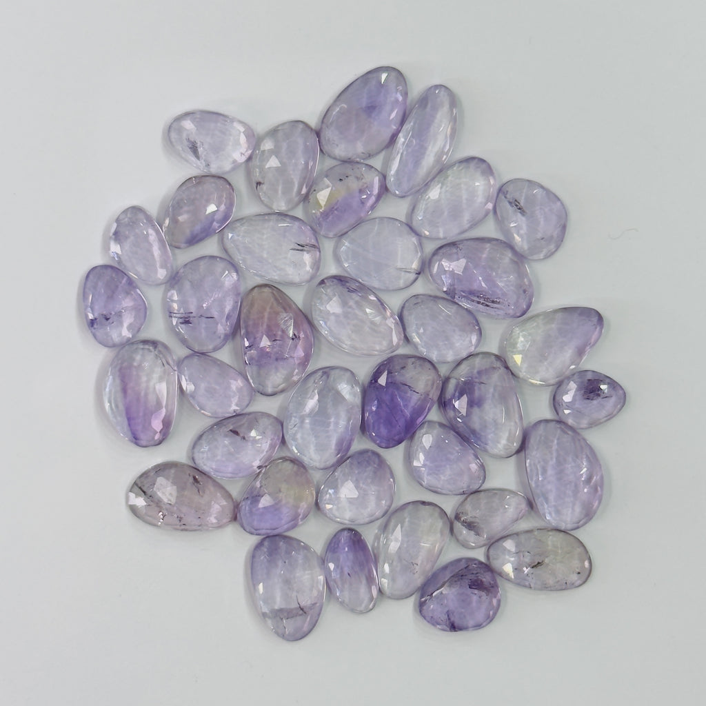 Pink Amethyst Rose Cuts