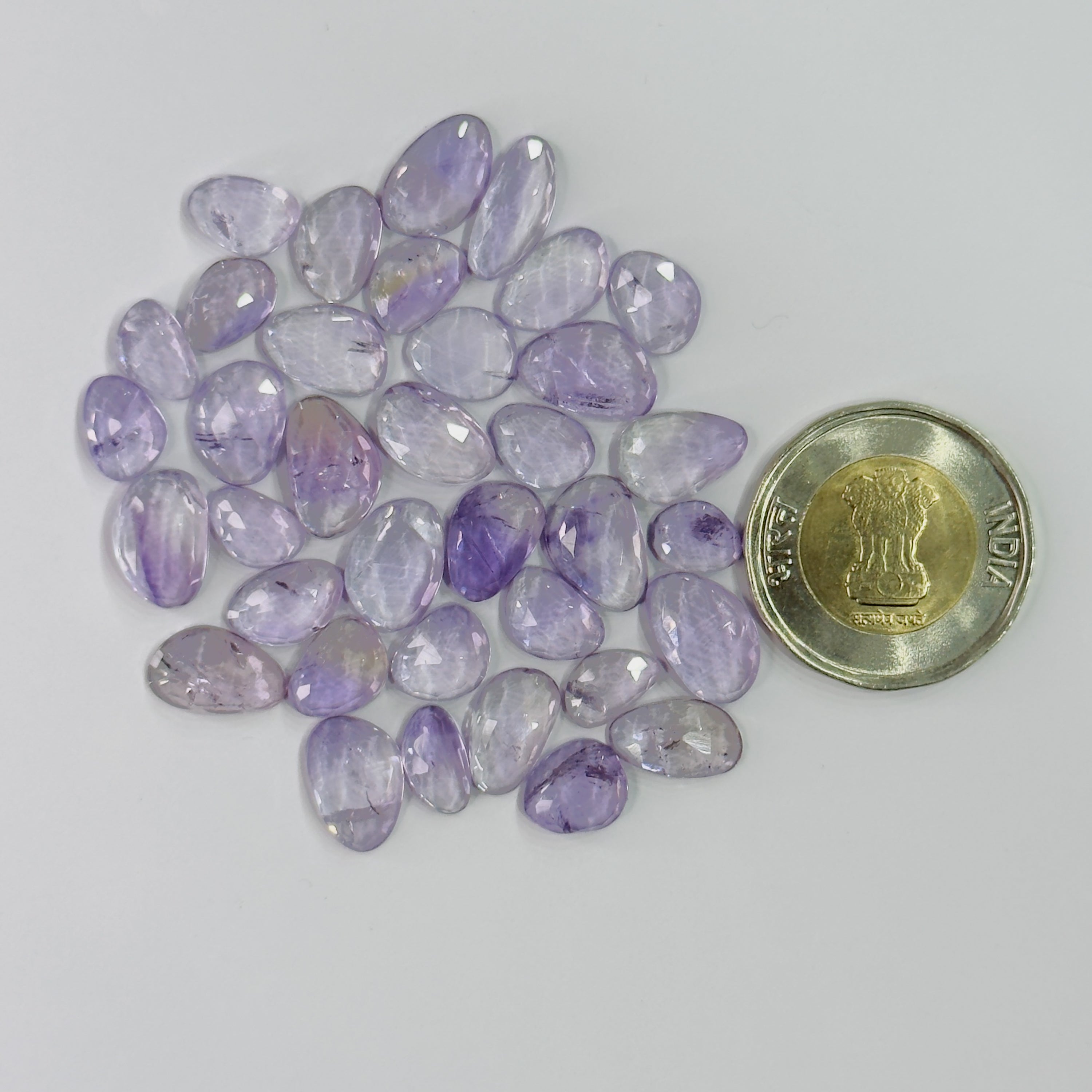 Pink Amethyst Rose Cuts