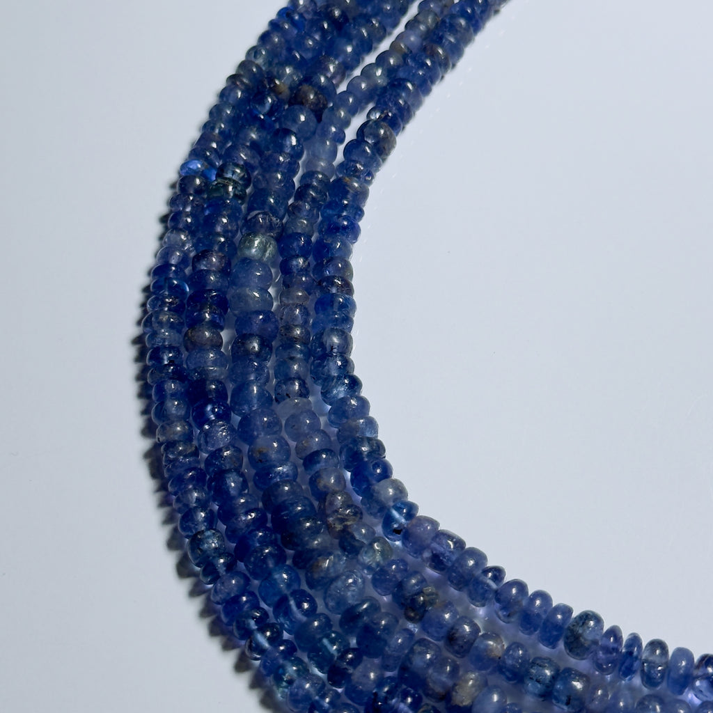 Tanzanite Rondelle Beads
