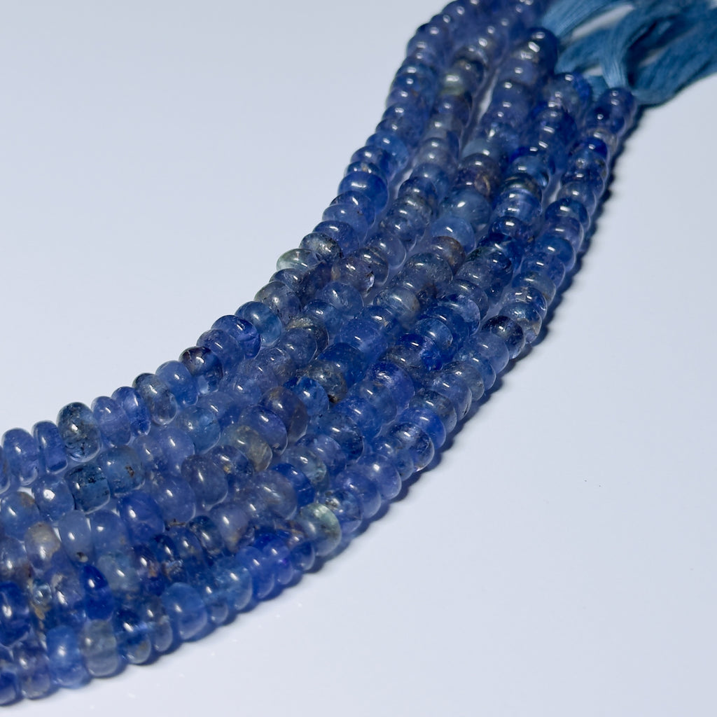 Tanzanite Rondelle Beads