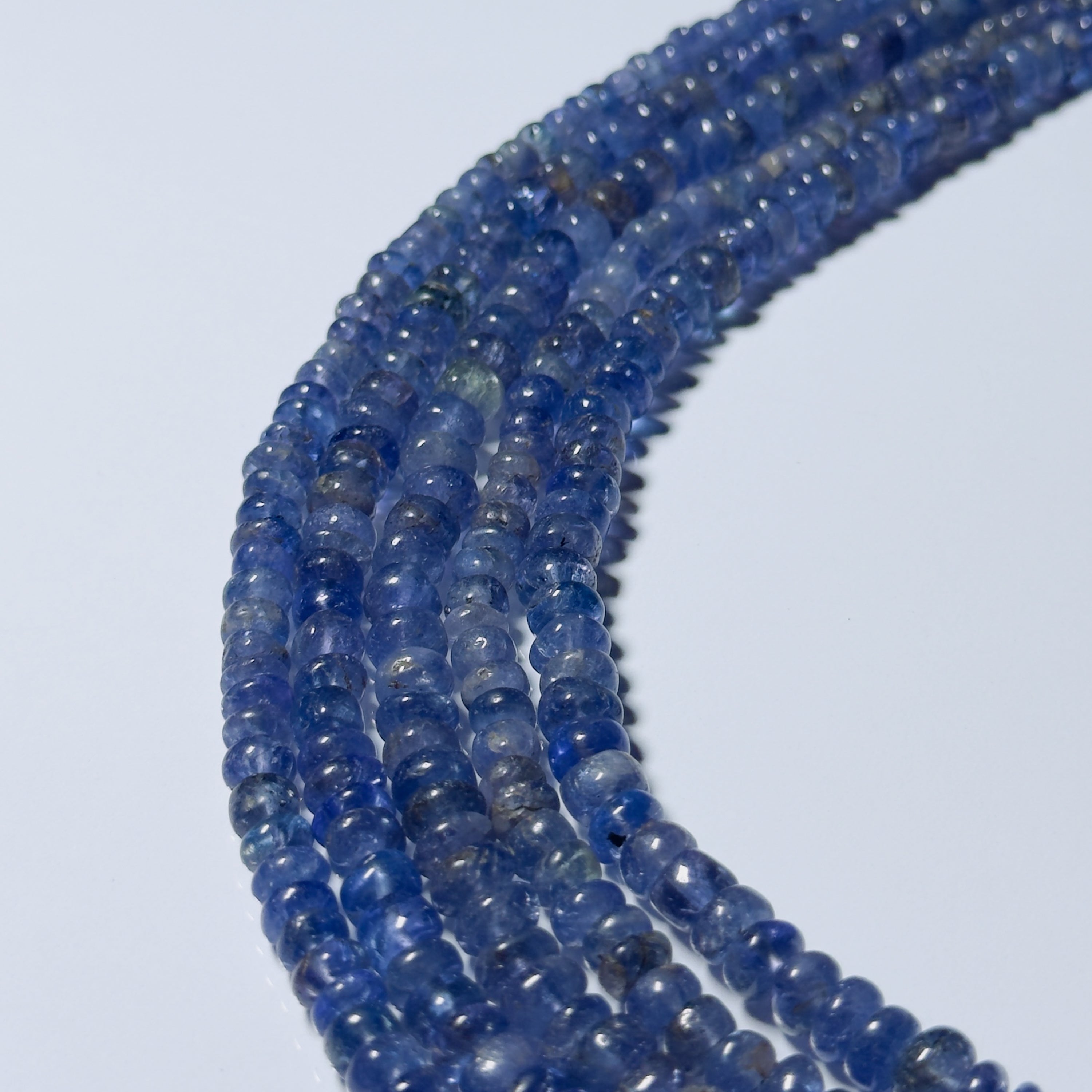 Tanzanite Rondelle Beads