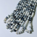 Natural Dendritic Opal Rondelle Beads