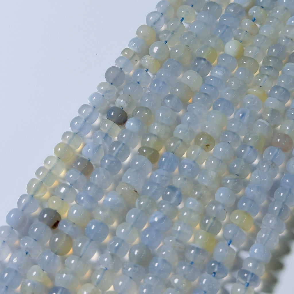 blue chalcedony Beads