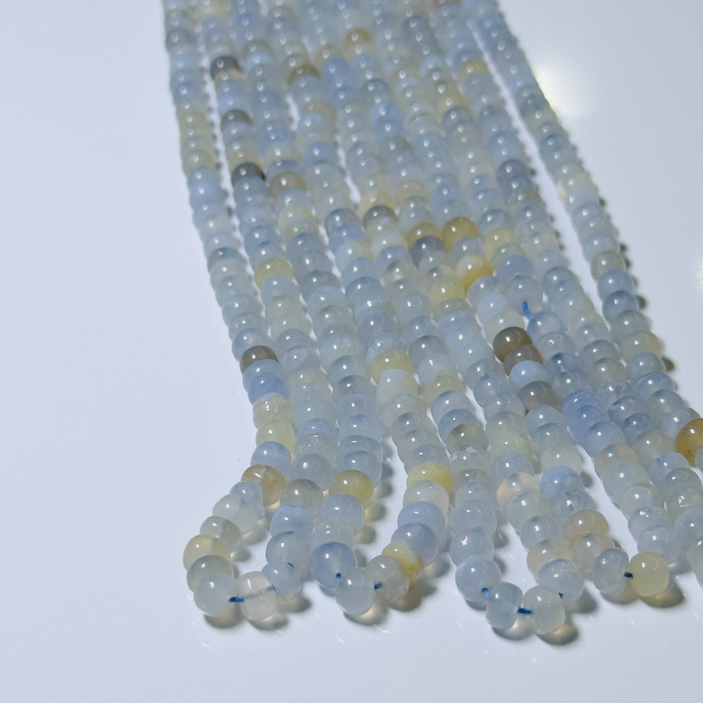 blue chalcedony Beads