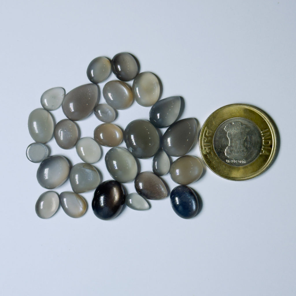Grey moonstone Cabochon